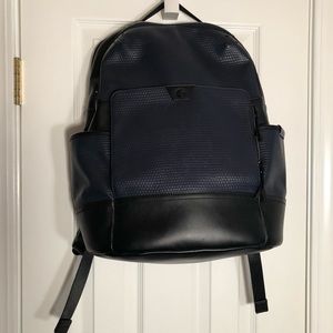 Calvin Klein Black/Navy leather backpack
